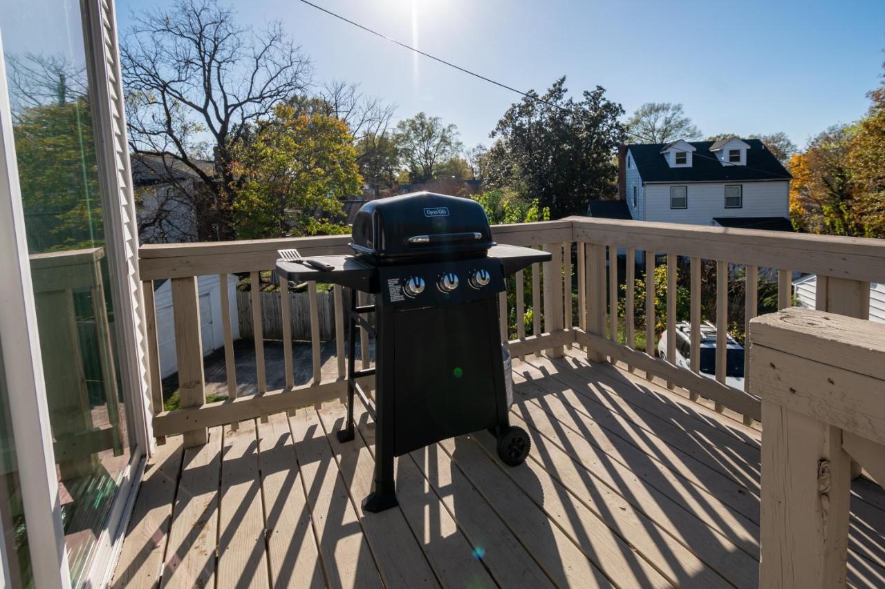 Contemporary 3-Bedroom Home With Balcony In Rva Richmond Bagian luar foto